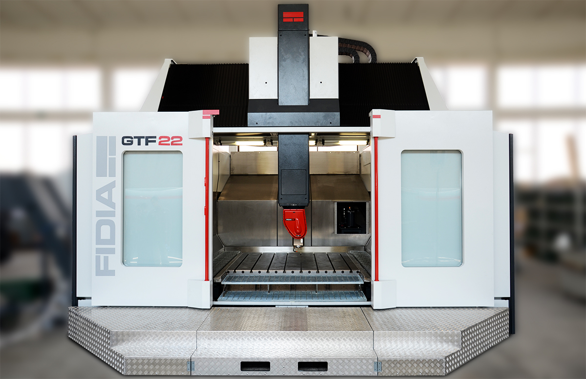 GTF/M aperta vista frontale