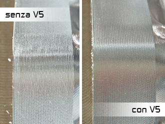 Differenza con e senza Velocity 5